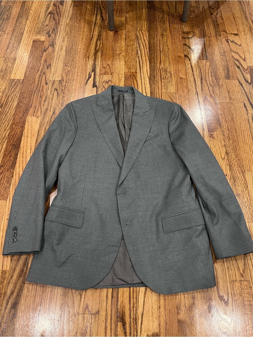 Lardini Men’s Suit Jacket Sports Coat Wool Luxury Made In Italy Grey Size IT 54